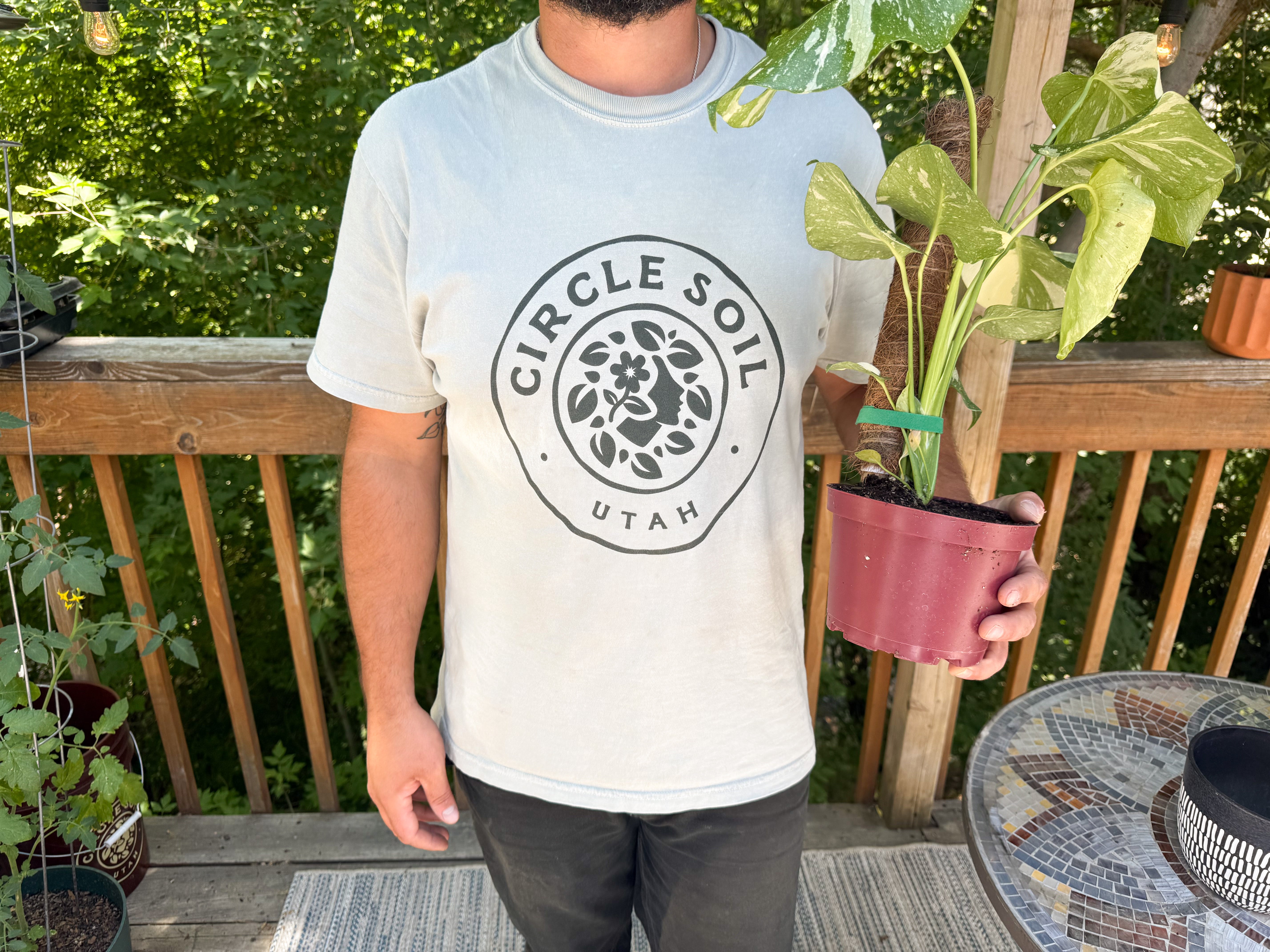 Circle Soil Logo Tee - Green