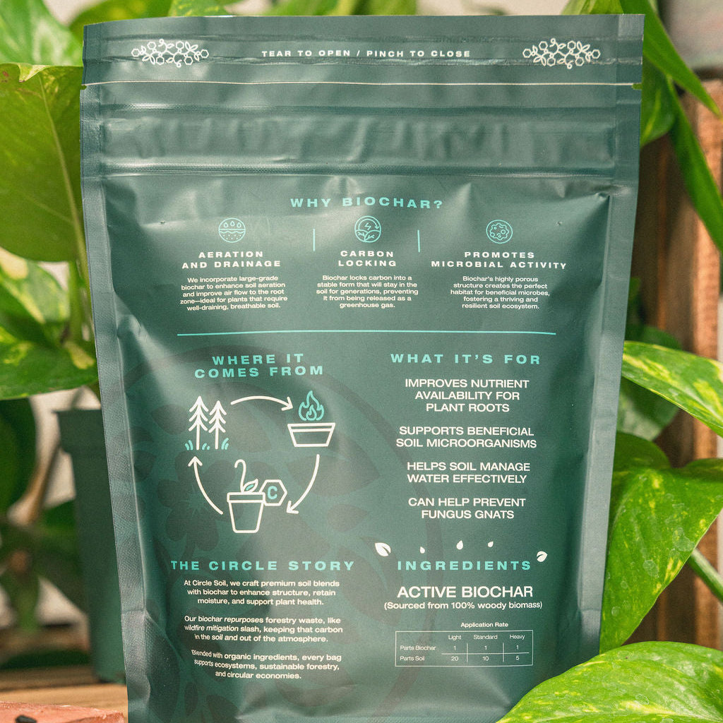 Fine Biochar – [1 quart]